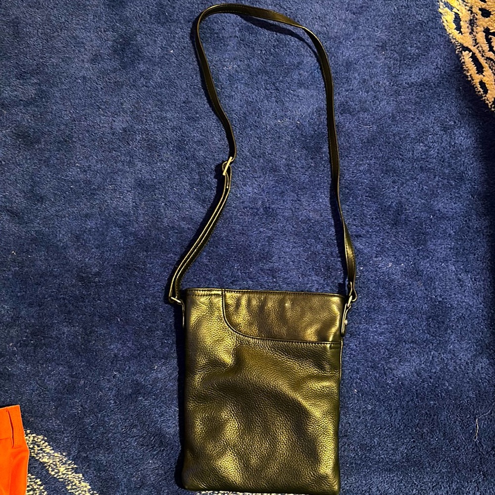 Margot Black Crossbody Genuine Leather